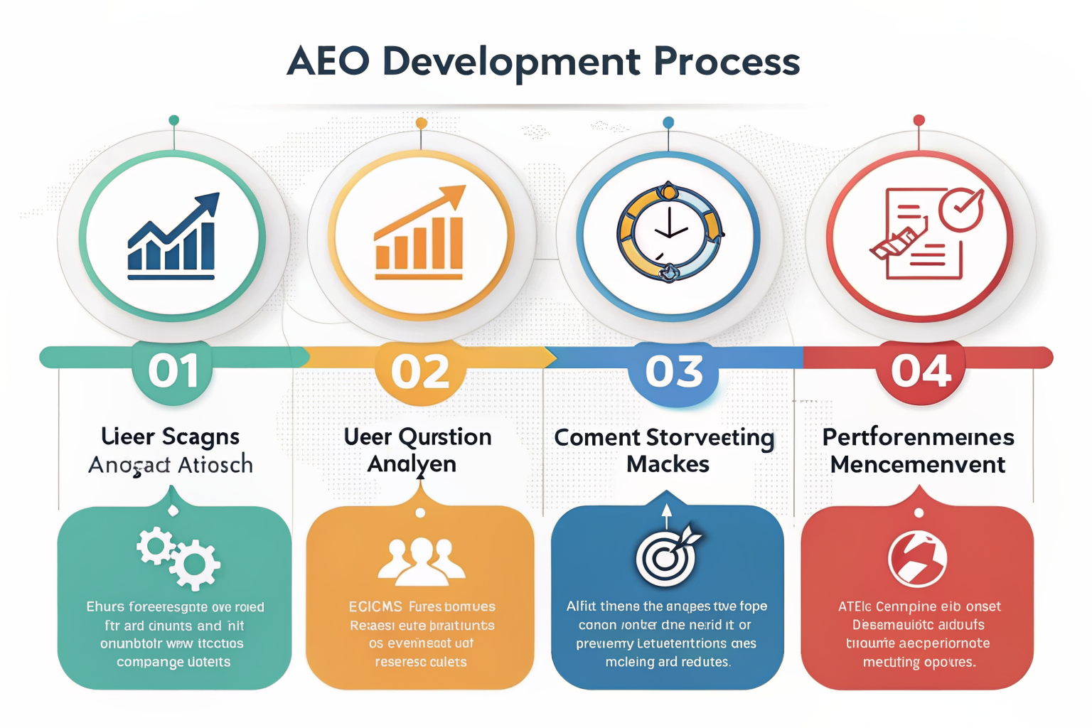 AEO 개발 프로세스 인포그래픽